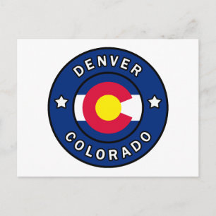 Denver Colorado Postkarte