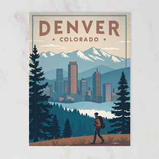 Denver, Colorado Postkarte