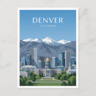 Denver Colorado Postkarte