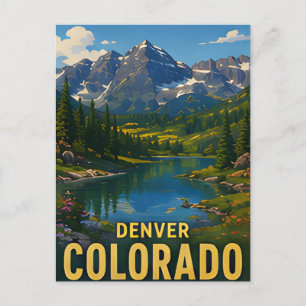 Denver Colorado Reise-Geschenk Postkarte
