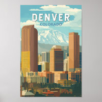 Denver Colorado Reisen Vintag