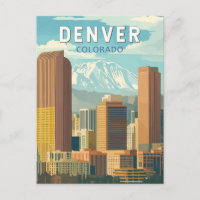 Denver Colorado Reisen Vintag