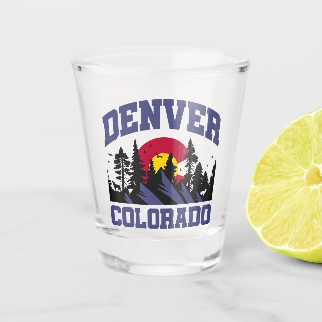 Denver, Colorado Schnapsglas (Vorderseite)