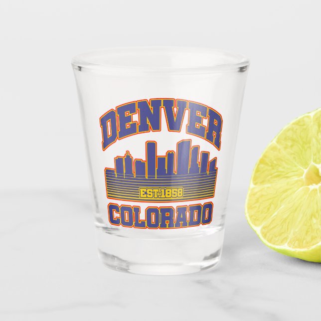 Denver, Colorado Schnapsglas (Vorderseite)