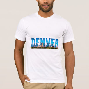 Denver Colorado Skyline Berg Reise Erinnerungen T-Shirt