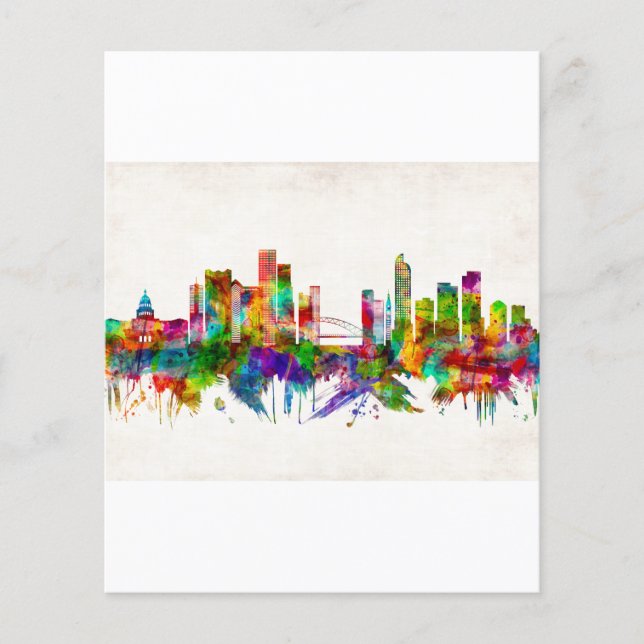 Denver Colorado Skyline Flyer (Vorne)