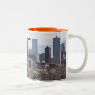 Denver, Colorado Skyline-Tasse Zweifarbige Tasse