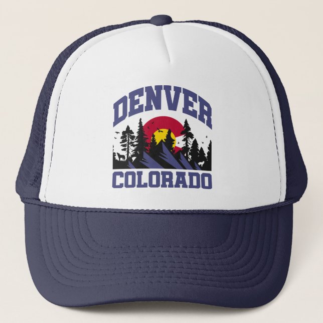 Denver, Colorado Truckerkappe (Vorderseite)