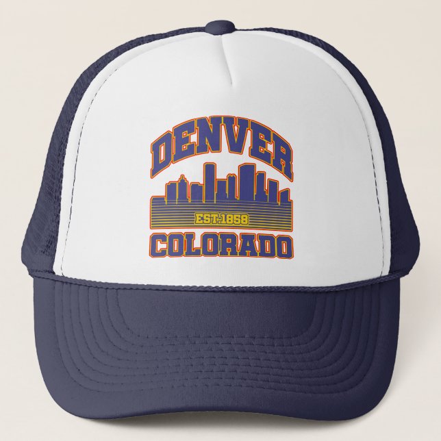 Denver, Colorado Truckerkappe (Vorderseite)
