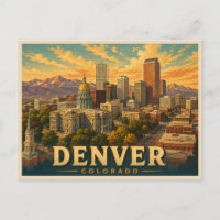 Denver Colorado Vintage Reise