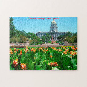 Denver Colorado, Weihnachtsgrüße Puzzle