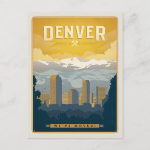 Denver, Colorado   Wir haben uns bewegt! Postkarte