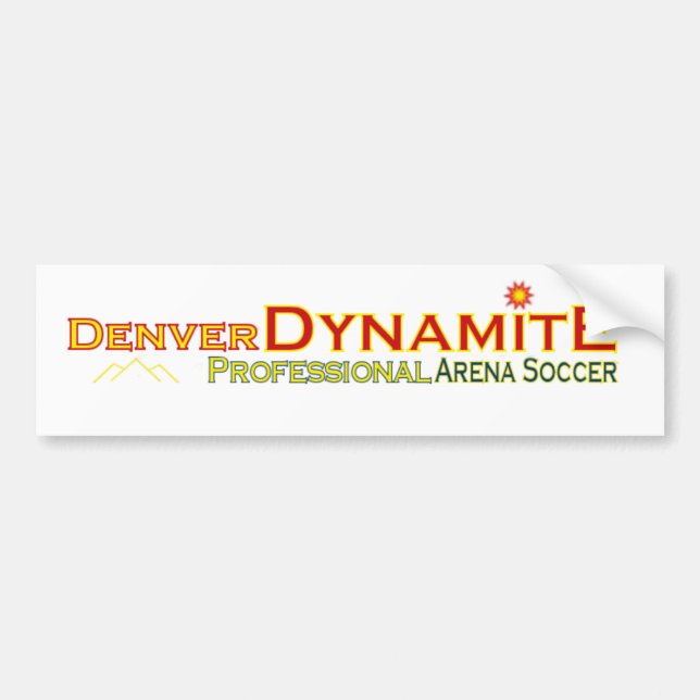 Denver-Dynamit-Autoaufkleber Autoaufkleber (Vorne)