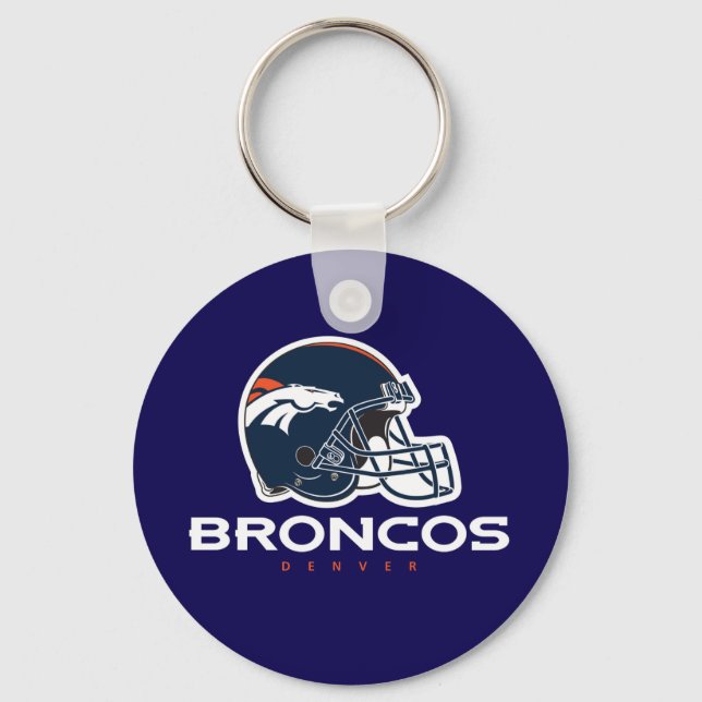 Denver Football Team Button Schlüsselanhänger (Vorderseite)