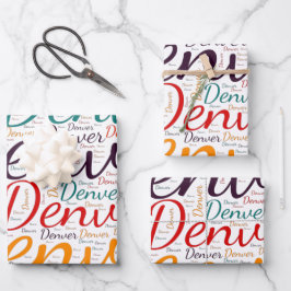 Denver Geschenkpapier Set