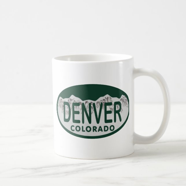 Denver-Lizenzoval Kaffeetasse (Rechts)
