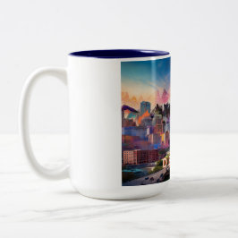 Denver Mile High City Zweifarbige Tasse