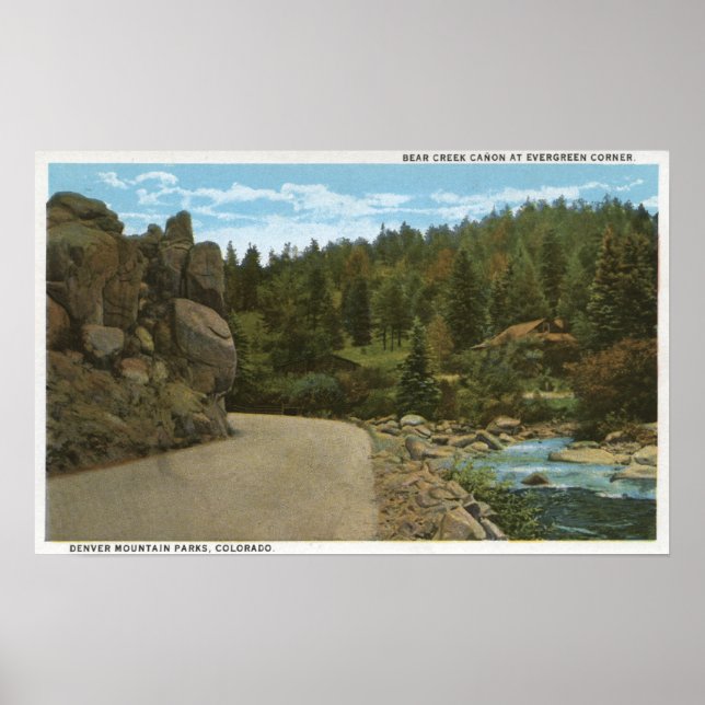 Denver Mountain Park, CO Poster (Vorne)
