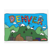 Denver-Postkarte