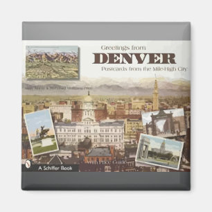 Denver-Postkarten von der Meile-En-hoh Stadt, Magnet