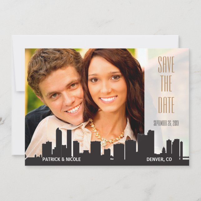 Denver Save the Date City Series (Vorderseite)