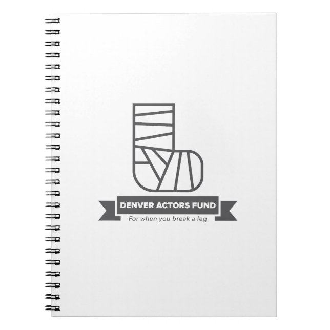Denver Schauspieler Fonds Geschenke Notizbuch Notizblock (Vorderseite)