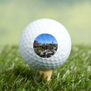 Denver Skyline Capitol Dome Civic Center Park Golfball