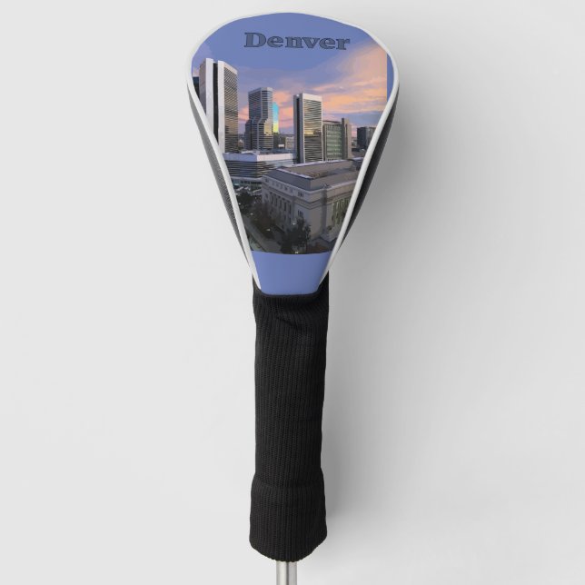 Denver Skyline Golf Headcover (Vorderseite)