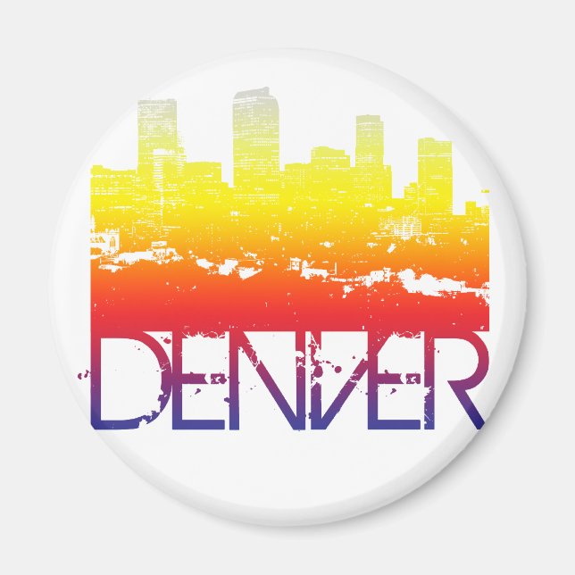 Denver Skyline Magnet (Vorne)