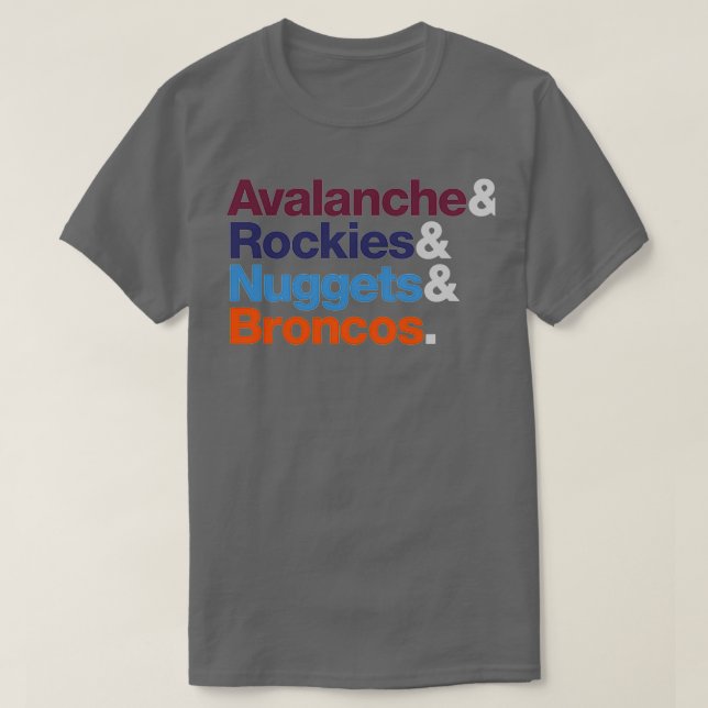 Denver Sports Teams T-Shirt (Design vorne)