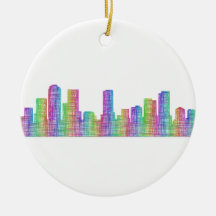 Denver-Stadt-Skyline