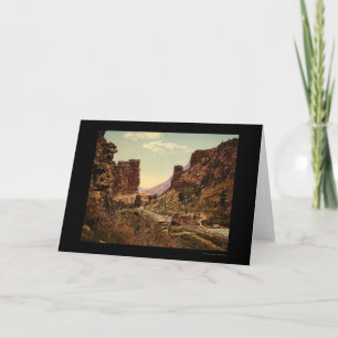 Denver- und Rio Grande-Bahnstrecke in Utah 1900 Karte