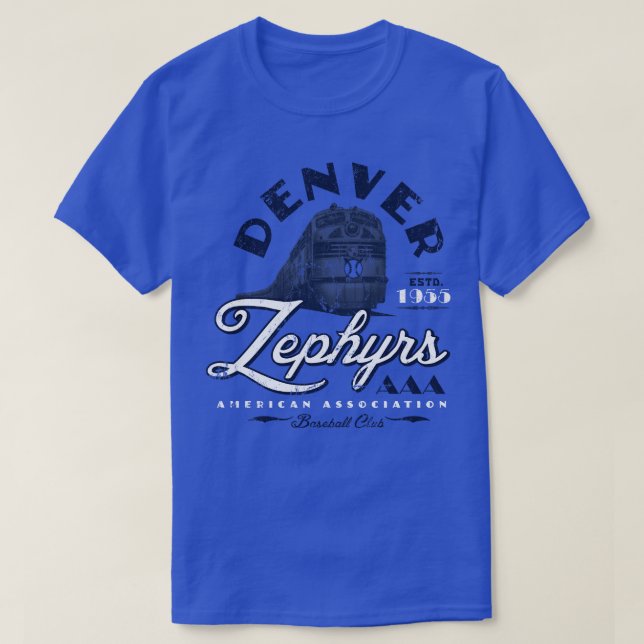 Denver Zephyrs T-Shirt (Design vorne)