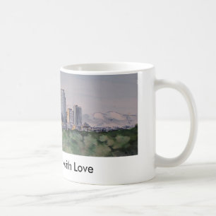 DenverSkyLine, von Denver mit Liebe Kaffeetasse