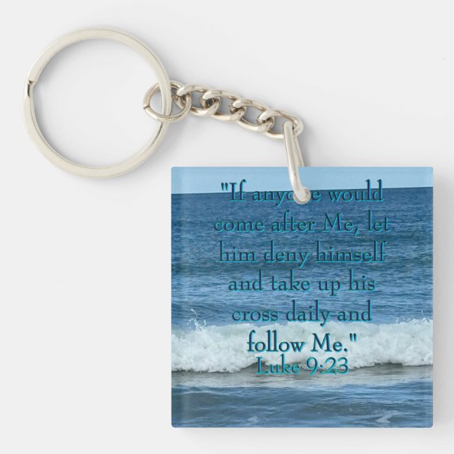 Deny dir selbst schlüsselanhänger (Vorderseite)