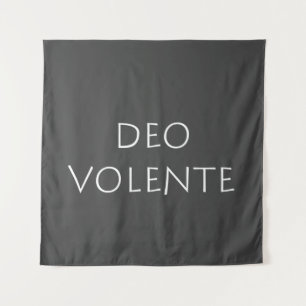 Deo volente wandteppich