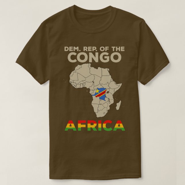 Dep Rep of the Congo T-Shirt (Design vorne)