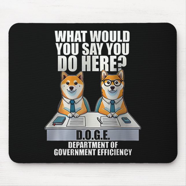 Department of Government Efficiency Mousepad (Vorne)