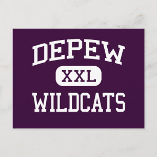 Depew - Wildkatzen - High School - Deep New York Postkarte