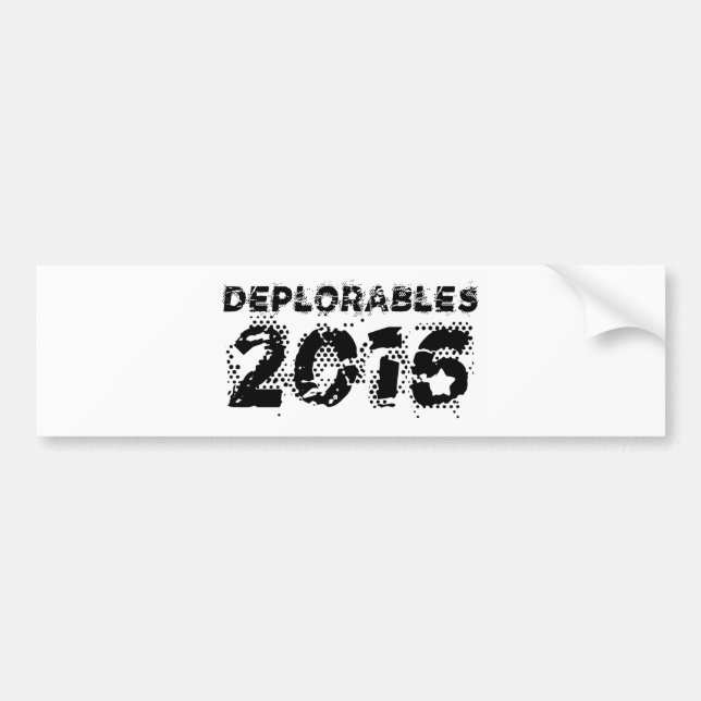 Deplorables 2016 autoaufkleber (Vorne)