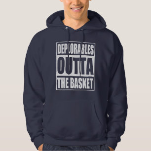 Deplorables Outta die Korb-Parodie Hoodie