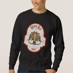 Depobucht oder Thunderbird Totem Pazifik Nordwest Sweatshirt