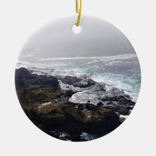 Depoe Bay, Oregon Keramik Ornament