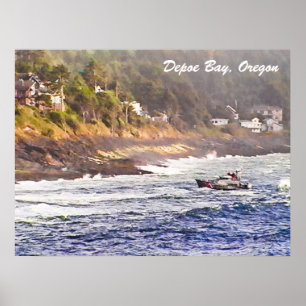 Depoe Bay, Oregon Poster