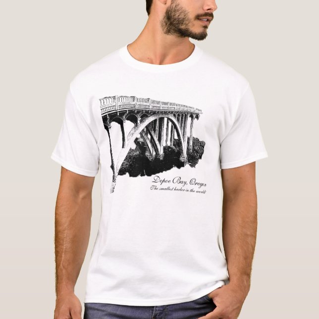 Depoe Bucht-Oregon-T - Shirt (Vorderseite)