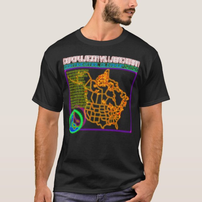 DEPOPULATION VS LABATHERIAN Tour 2020 T-Shirt (Vorderseite)