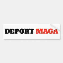 Deport MAGA Anti Trump Autoaufkleber