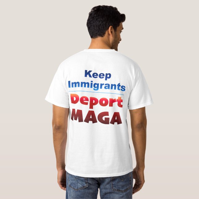 Deport MAGA Herren Value T-Shirt (Schwarz voll)