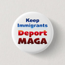 Deportiere MAGA 1-1/4" Knopf Button