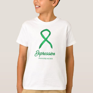 Depression Awareness Ribbon Custom Art Shirt